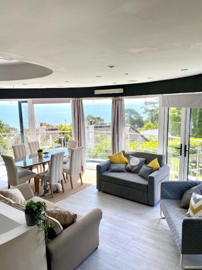 One Of The Best Properties In Lyme! Breathtaking Views Across The Whole Bay. 3 Stories With 2 Tier Veranda Around The Property. Sleeps 6 라임레지스 외부 사진