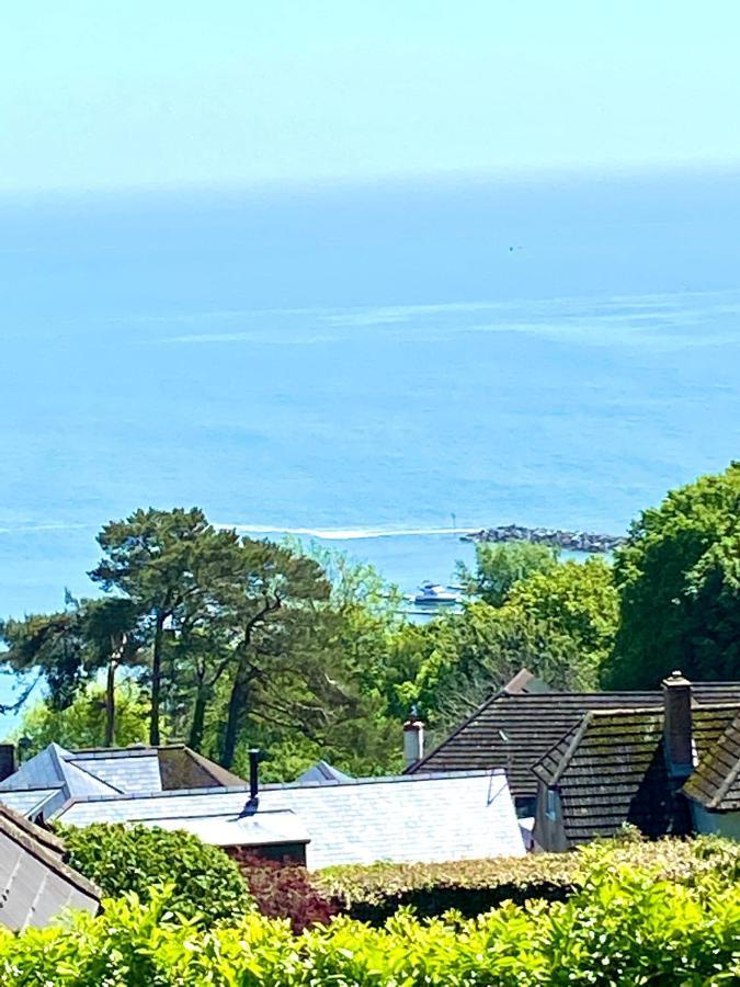 One Of The Best Properties In Lyme! Breathtaking Views Across The Whole Bay. 3 Stories With 2 Tier Veranda Around The Property. Sleeps 6 라임레지스 외부 사진